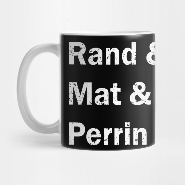 Rand and Mat and Perrin by Mandra